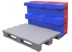 Hygienic pallets with closed deck 1200x800, pallets for pharmacy